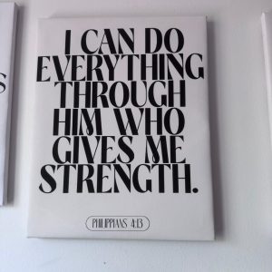 I Can Do All Things” Framed Canvas