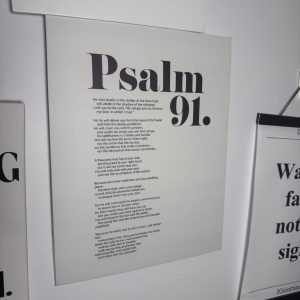 Psalm 91 Foam Board Display